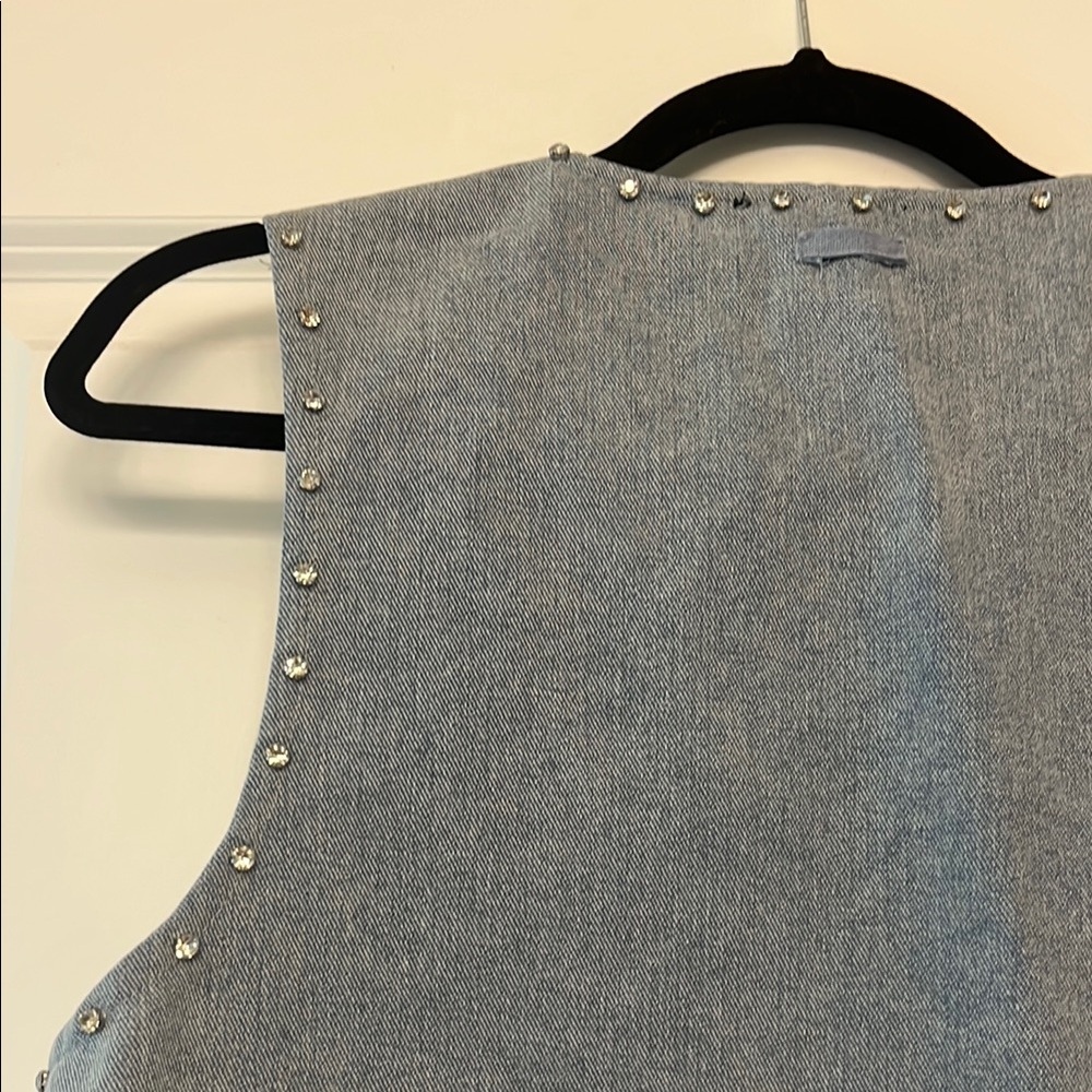 Miss Me Sequin Patchwork Vest - Multicolor - image 4